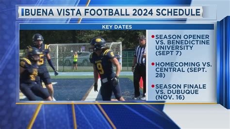 Buena Football Schedule .